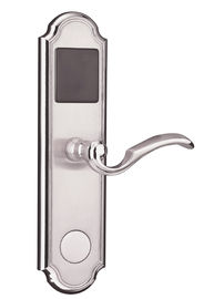Никелевая электронная дверная замка для входных дверей толщиной 38 - 50 мм