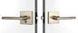 Цинковый сплав трубчатый замок набор регулируемые дверные замки ванной комнаты сатин никель