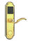 Золотопокрытый электронный замок для гостиничных дверей с картой / ключом 288 * 73 мм