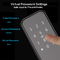 Алюминиевый сплав клавиатура умный дверной замок для входной двери NFC карта разблокировка