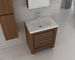 Элегантная мебель для ванной из дубового МДФ с боковым шкафом 800 х 25 х 700 мм