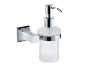 Аксессуар для ванной комнаты Стенный мыльный диспенсер с латуниным насосом PP бутылка хром