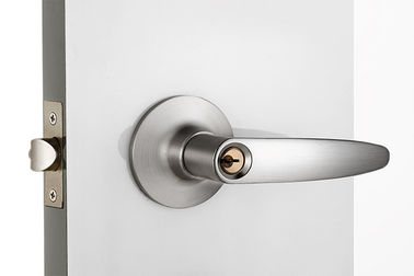 Конфиденциальность дверь трубчатый цилиндровый замок передний сатин никель рычаг ручка