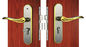PVD Окончание дверной замок Мортизатор рычаг ручка твердый цинк 3 латуни ключи