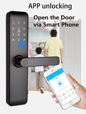 Окрашенные Bluetooth WiFi RFID Безключевые смарт-замки для квартир Дом Вход В дверь Комната В дверь