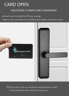 Окрашенные Bluetooth WiFi RFID Безключевые смарт-замки для квартир Дом Вход В дверь Комната В дверь