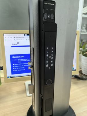 Видео Кошачий глаз Пальмовая вена / Отключающее лицо Wifi Smart Lock Алюминиевый IP65