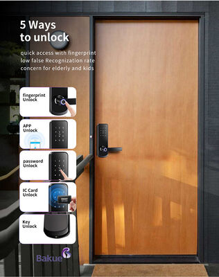 Огнестойкость CE EN1634-1 EN14846 Сертифицированный дверной замок с отпечатком пальца с одноразовым паролем, временным паролем и eKey для доступа в любом месте или любому человеку